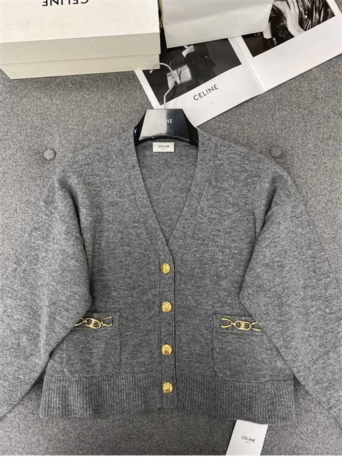 셀린느 해리티지 캐시미어 구르메트 가디건