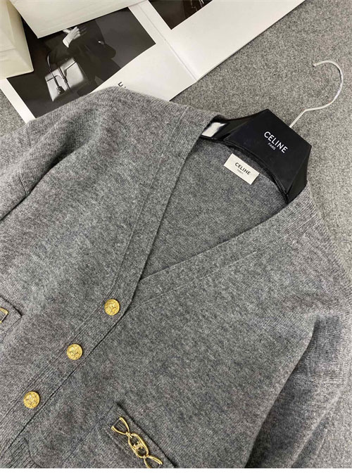 셀린느 해리티지 캐시미어 구르메트 가디건