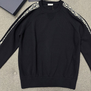 디올 오블리크 인서트 니트 스웨터