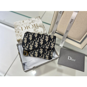 Dior Saddle Lotus Oblique Wallet