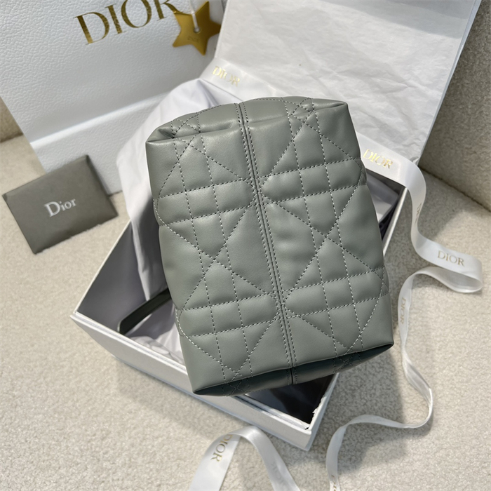 디올 뚜주흐 스몰 버티컬 토트백 스톤 그레이 매크로까나쥬