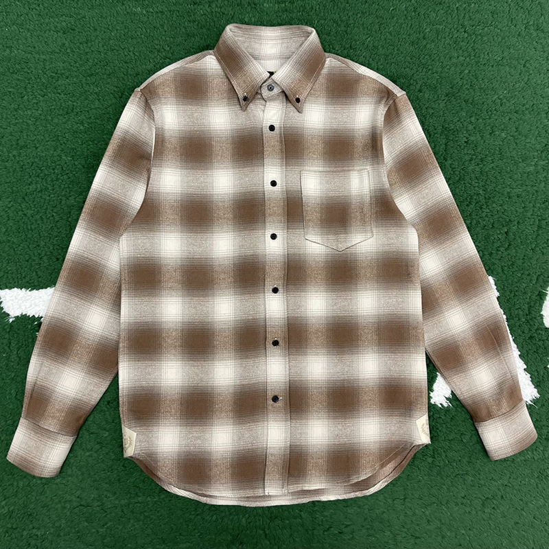 로로피아나 타탄 플란넬 잭 셔츠