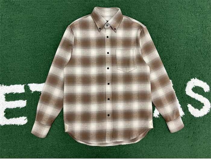 로로피아나 타탄 플란넬 잭 셔츠