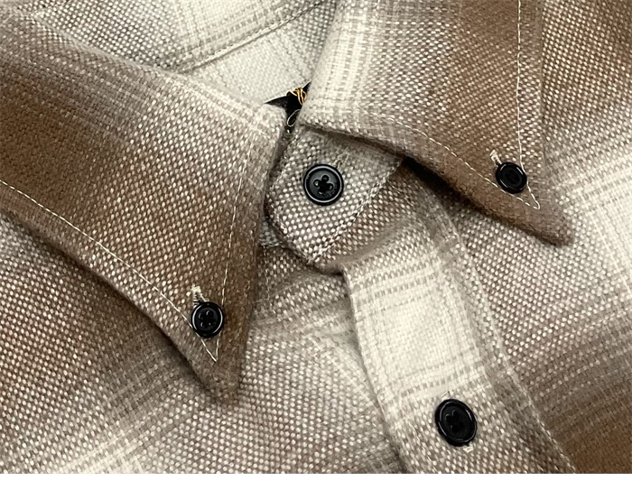 로로피아나 타탄 플란넬 잭 셔츠