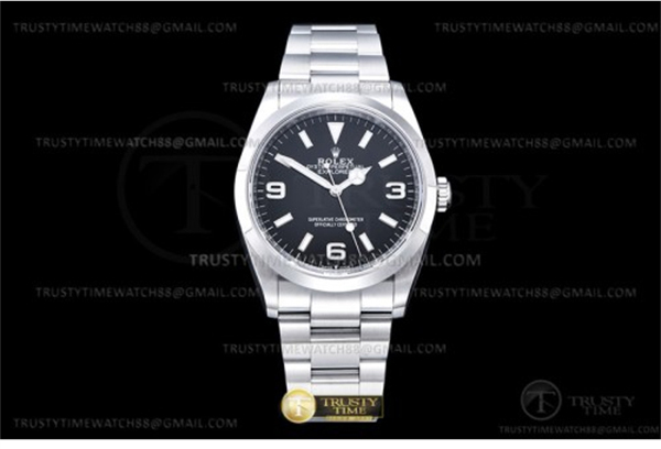 VS공장 롤렉스 익스플로러 36 신형 124270 스틸 브레이슬릿 Explorer 1 124270 36mm 904L SS_SS Blk VSF VS3230