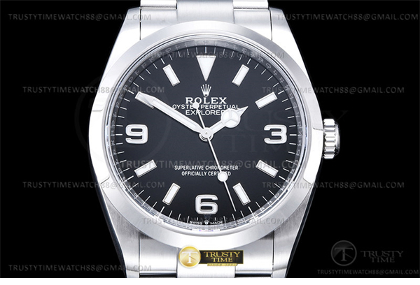 VS공장 롤렉스 익스플로러 36 신형 124270 스틸 브레이슬릿 Explorer 1 124270 36mm 904L SS_SS Blk VSF VS3230