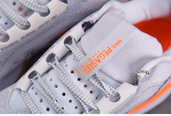 나이키 페가수스 프리미엄 에어스케이프 러닝슈즈 그레이 토탈 오렌지