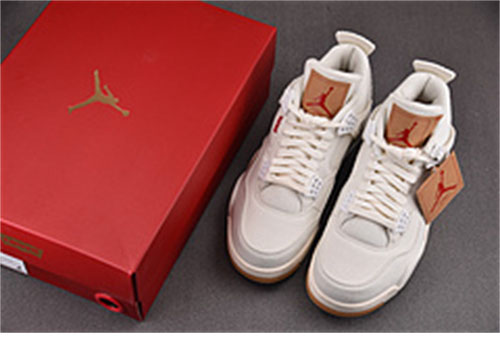 에어조던4 x 리바이스 레트로 화이트