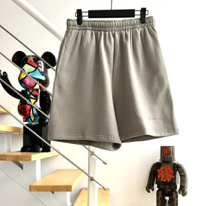 발렌시아가 BB 로고 숏 팬츠