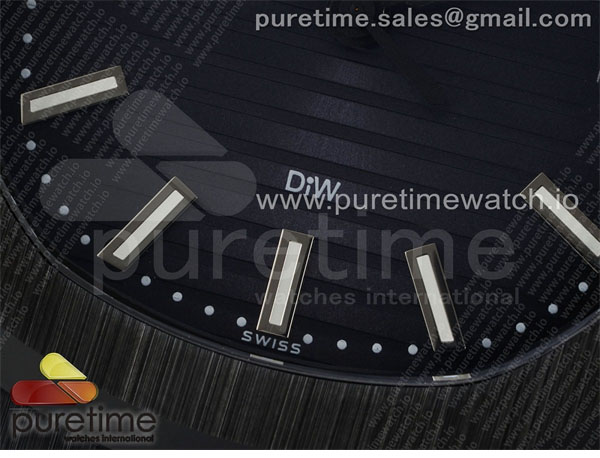 AMG공장 파텍필립 노틸러스 5711 블랙풀세라믹 블루다이얼 블랙러버스트랩 AET Nautilus 5711 Black Ceramic AMGF Best Edition Blue Dial on Black Rubber Strap MIYOTA 9015