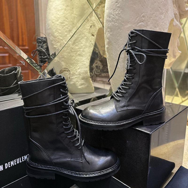 앤드뮐미스터 레더 컴뱃 부츠