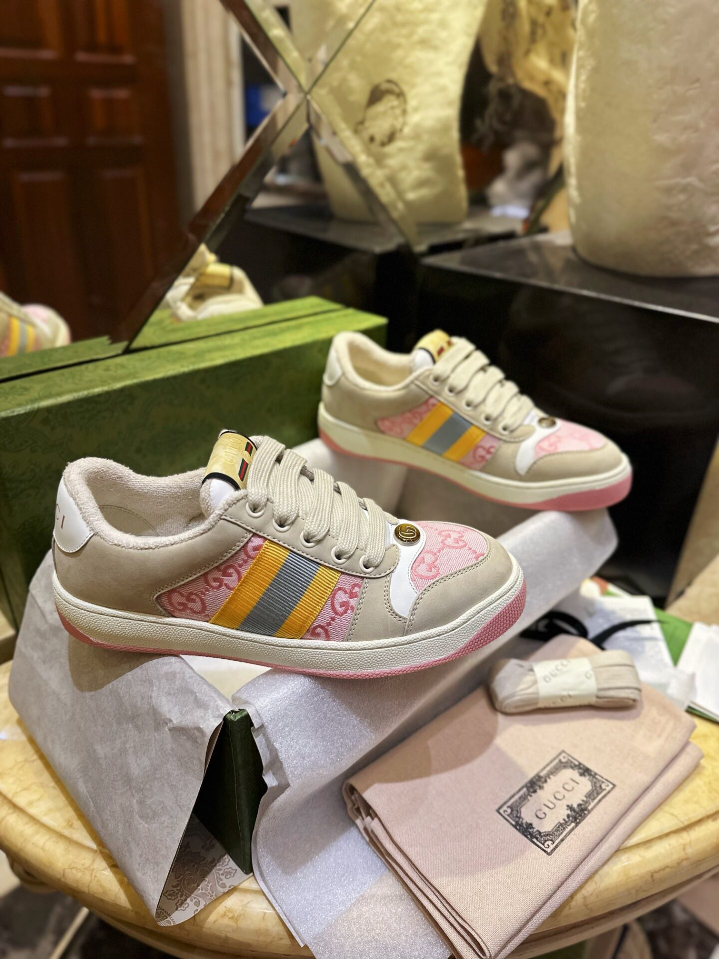 구찌 GG 모티브 스크리너 스니커즈 “35SIZE – 40SIZE”