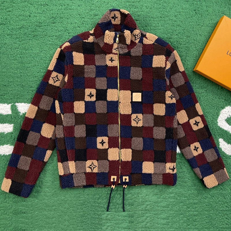 루이비통 다미에 플리스 블루종