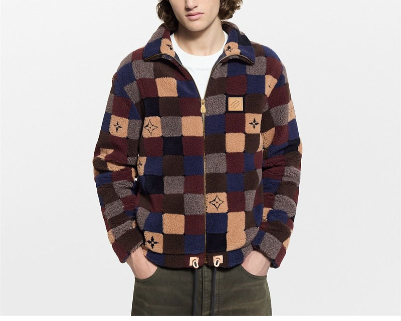 루이비통 다미에 플리스 블루종