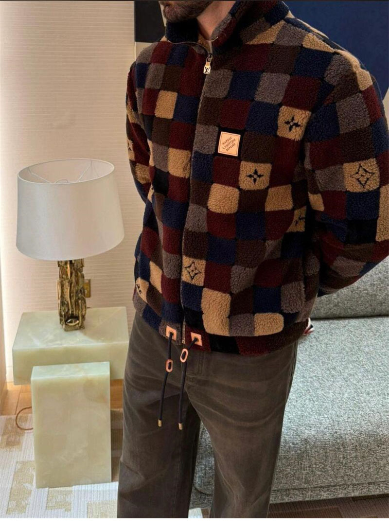 루이비통 다미에 플리스 블루종