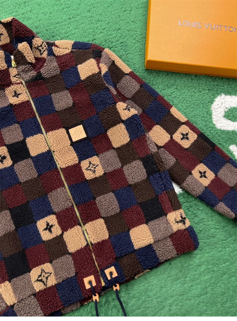 루이비통 다미에 플리스 블루종