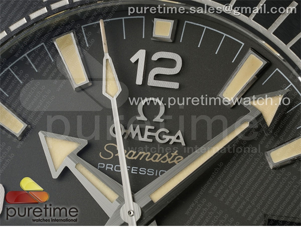 VS공장 오메가 씨마스터 플래닛오션 600M 그레이다이얼 블랙러버스트랩 Planet Ocean 43.5mm SS VSF 1_1 Best Edition Gray Bezel Gray Dial on Black Rubber Strap A8900 Super Clone