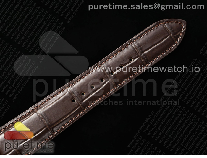 APS공장 예거르쿨트르 마스터 울트라씬 문페이즈 로즈골드금통 화이트다이얼 브라운가죽스트랩 Master Ultra Thin Moon RG APSF 1_1 Best Edition White Dial on Brown Leather Strap SA925 Super Clone