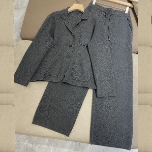 로로피아나 여성용 캐시미어 자켓 / 팬츠 셋트 4컬러