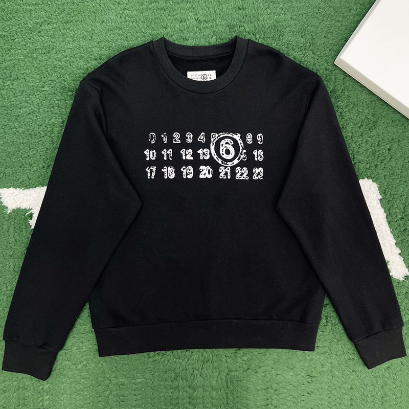 메종 마르지엘라 MM6 로고 크루넥 스웨트셔츠 맨투맨