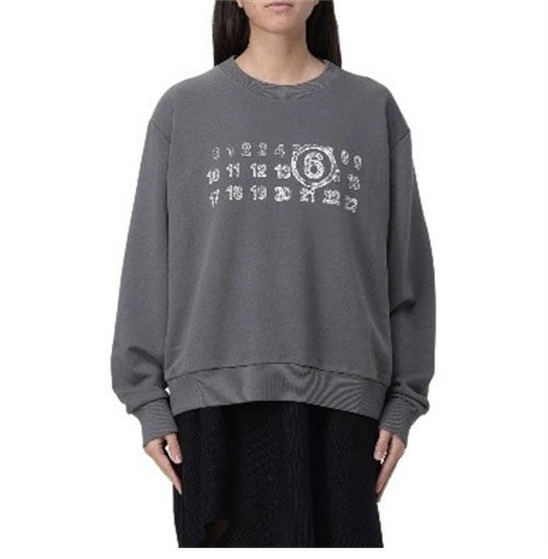 메종 마르지엘라 MM6 로고 크루넥 스웨트셔츠 맨투맨