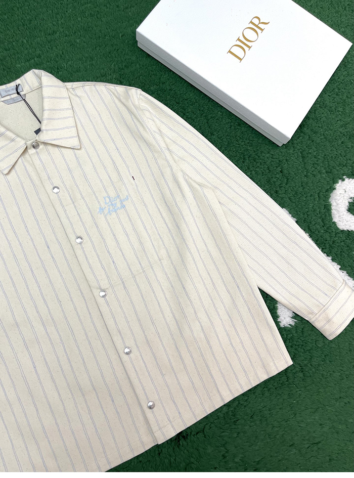 디올 x 힐튼 넬 오버셔츠 블루종 데님 자켓