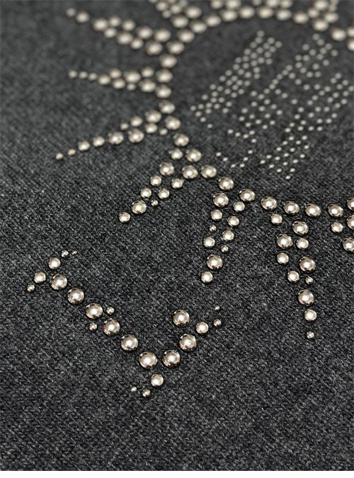 루이비통 스터드LV 엠벨리시드 롱 슬리브드 메리노 울 크루넥