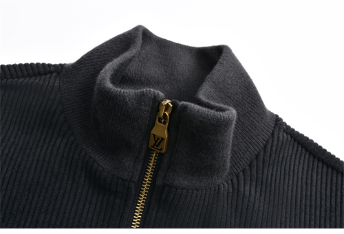 루이비통 x 박서보 코튼 벨벳 크랙 집업 자켓