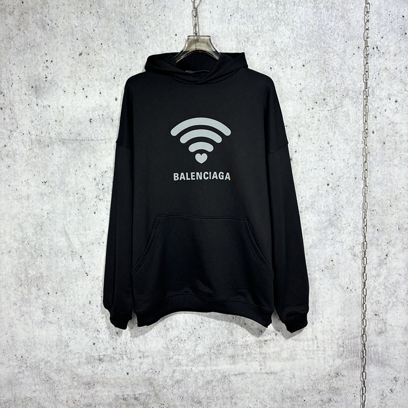 발렌시아가 Lo_ve 오버사이즈 후디