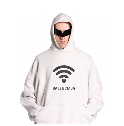 발렌시아가 Lo_ve 오버사이즈 후디