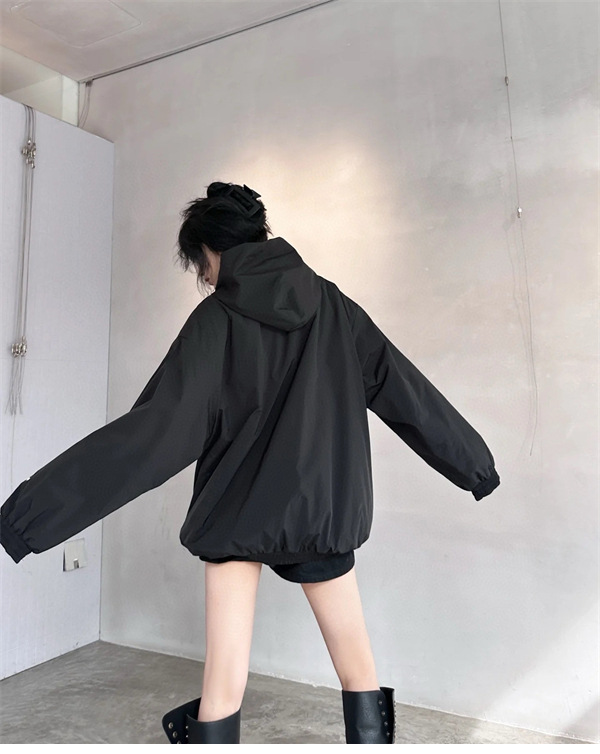 발렌시아가 3B 스포츠 아이콘 후리스 후드