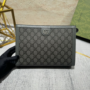 구찌 GG 수프림 캔버스 파우치 클러치백 760243