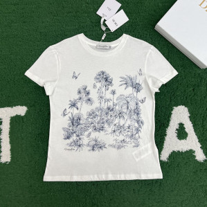 디올 Diorvier 코튼 반팔 티셔츠