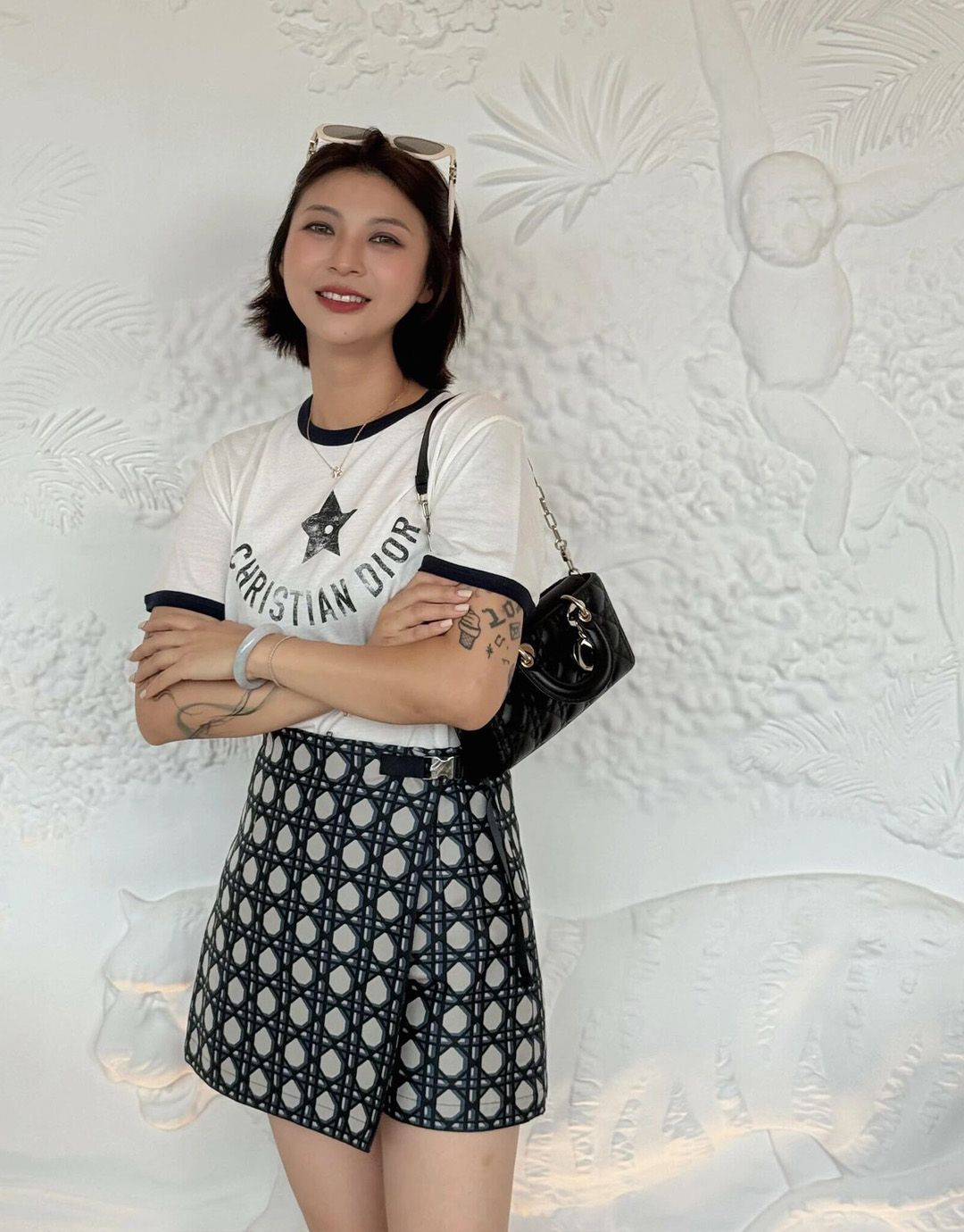 디올 DIORIVIERA 코튼 저지 반팔 티셔츠 “3COLOR”