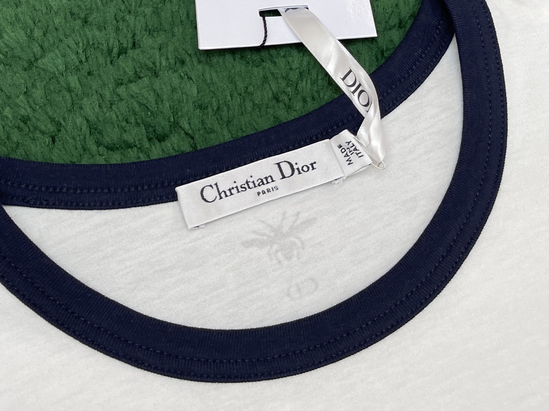 디올 DIORIVIERA 코튼 저지 반팔 티셔츠 “3COLOR”