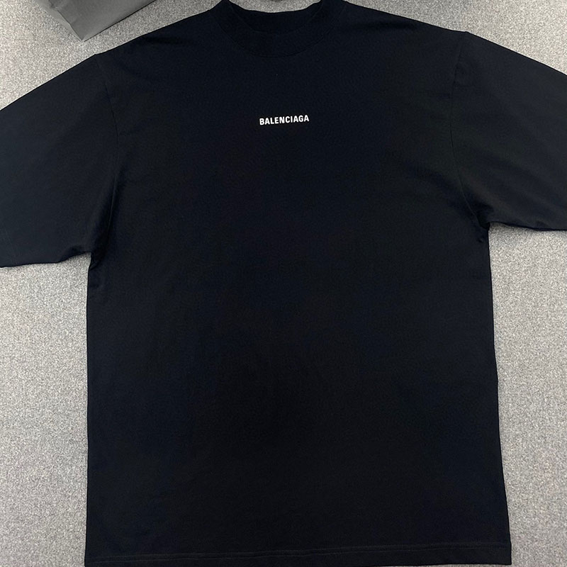 발렌시아가 3M 양면 로고 반팔 티셔츠