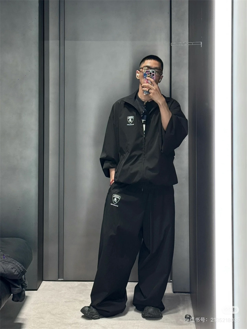 발렌시아가 x 오토모빌리 람보르기니 트랙수트 팬츠