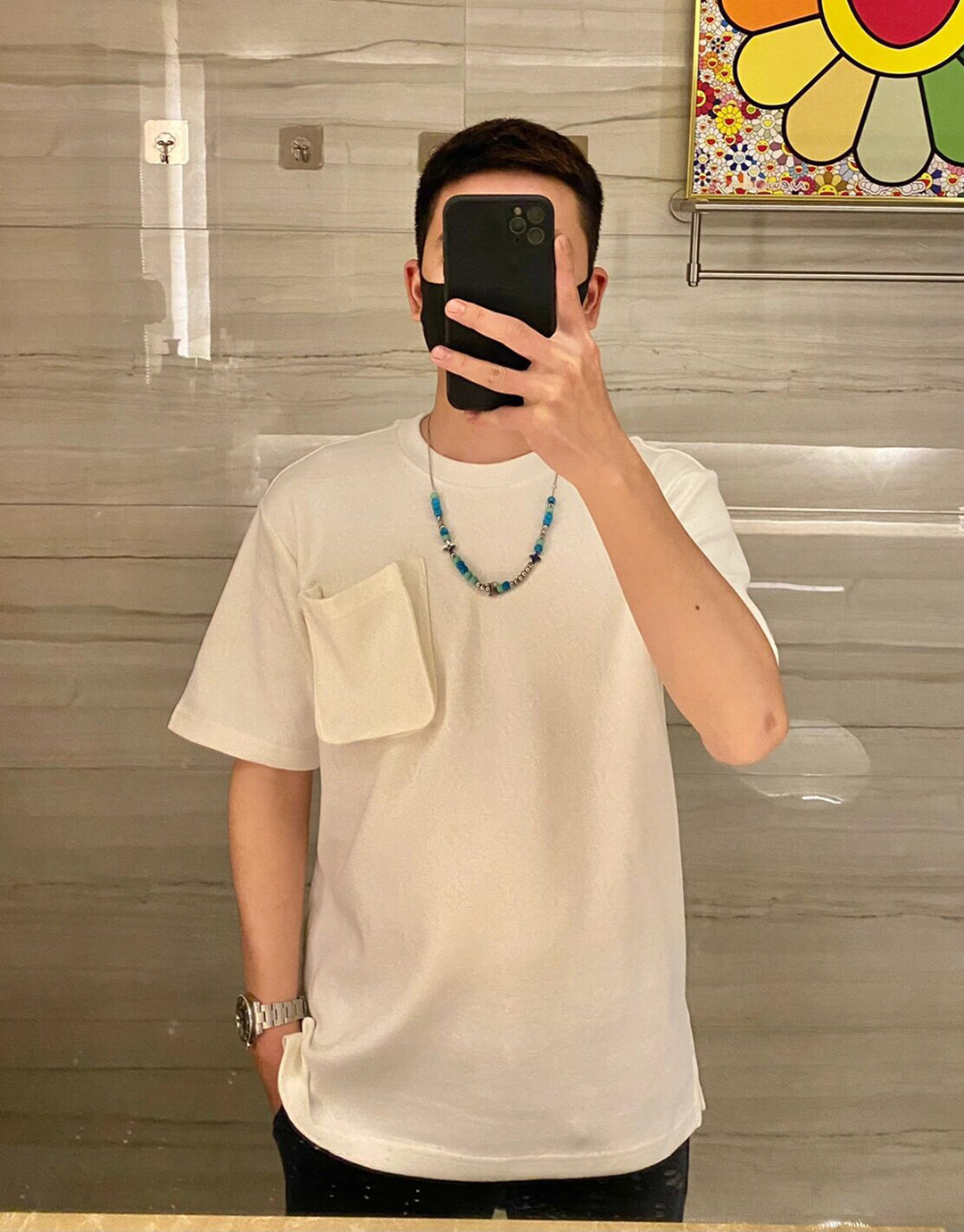 루이비통 LVSE 하프 다미에 포켓 티셔츠 “2COLOR”