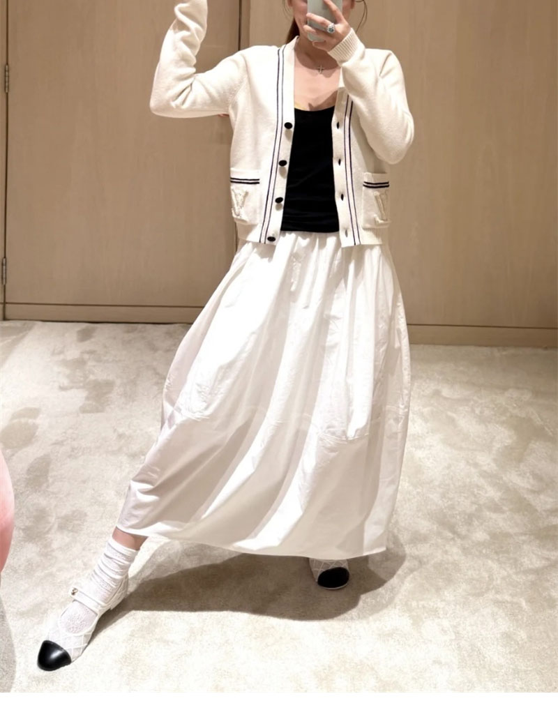 루이비통 스트라이프 엑센트 가디건 （터보）