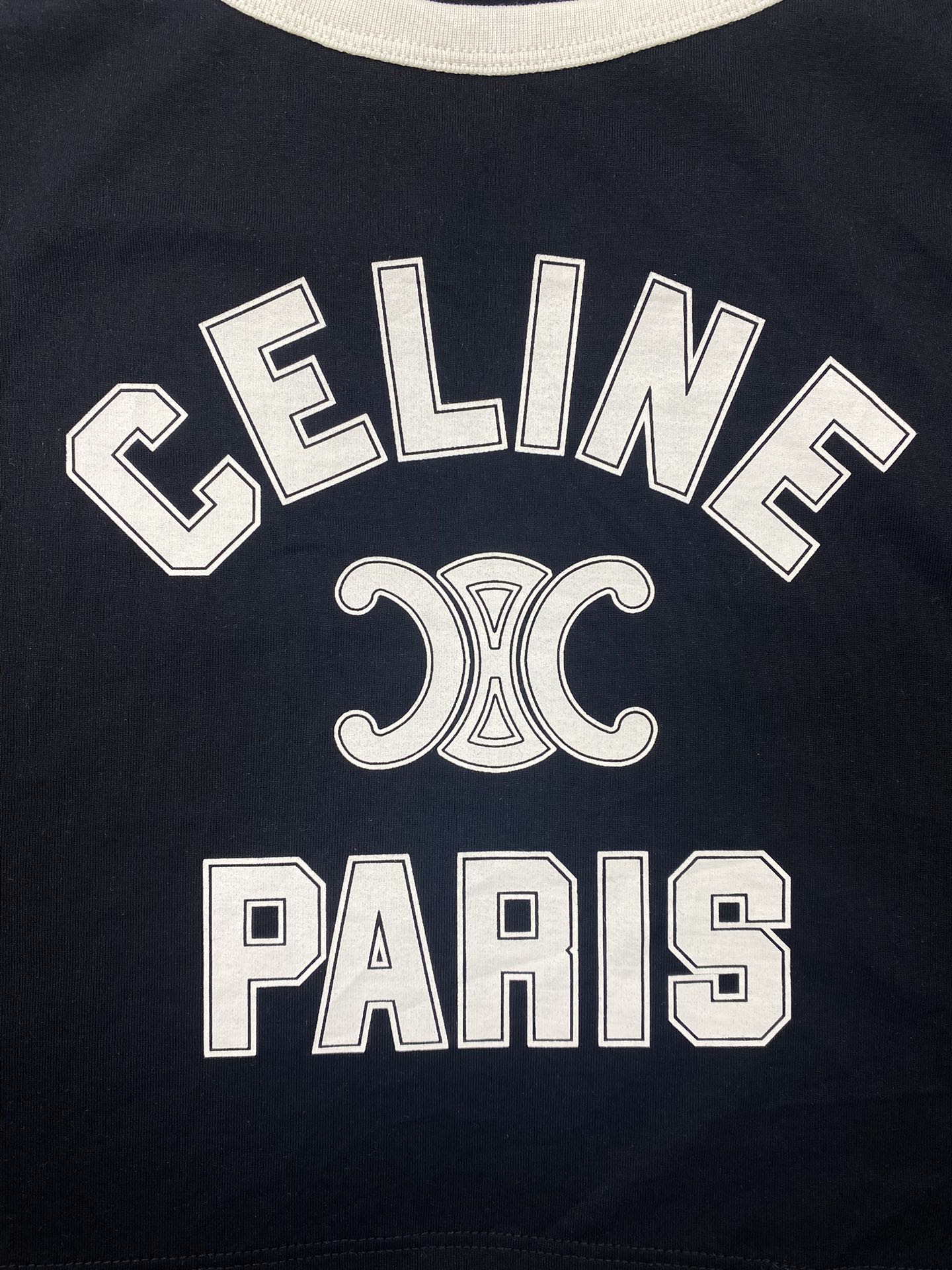 셀린느 24SS PARIS 크롭 탱크 탑