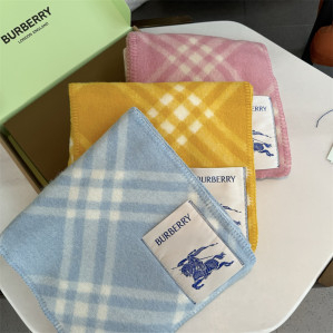 버버리 리버시블 체크 울 스카프 머플러