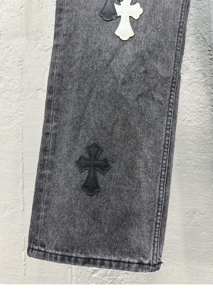 크롬하츠 멀티 크로스 데님 팬츠