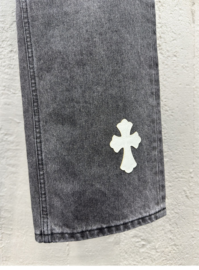 크롬하츠 멀티 크로스 데님 팬츠