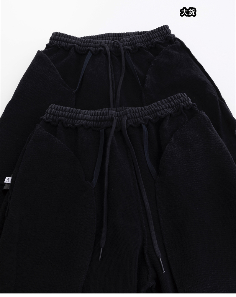 발렌시아가 트랜스페어런트 테이프 배기 팬츠