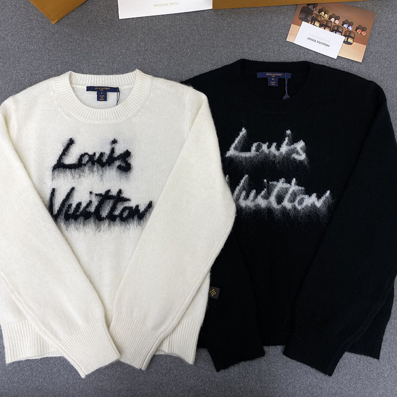 루이비통 브러시드 니트 풀오버