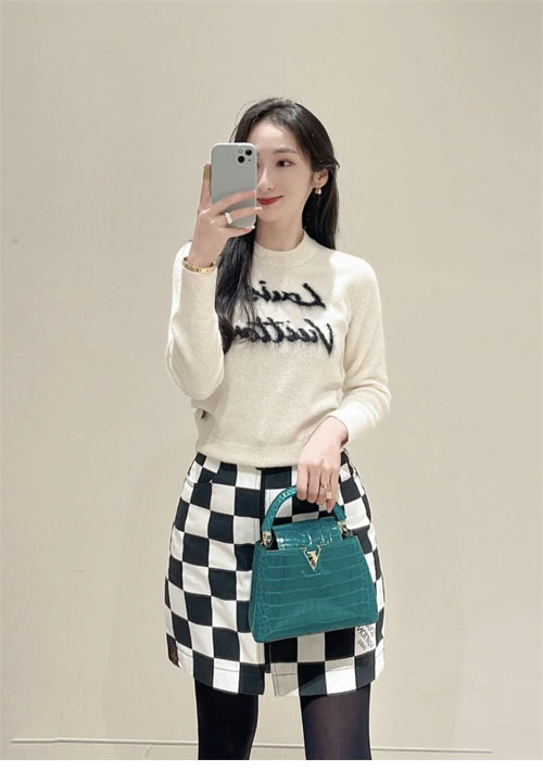 루이비통 브러시드 니트 풀오버