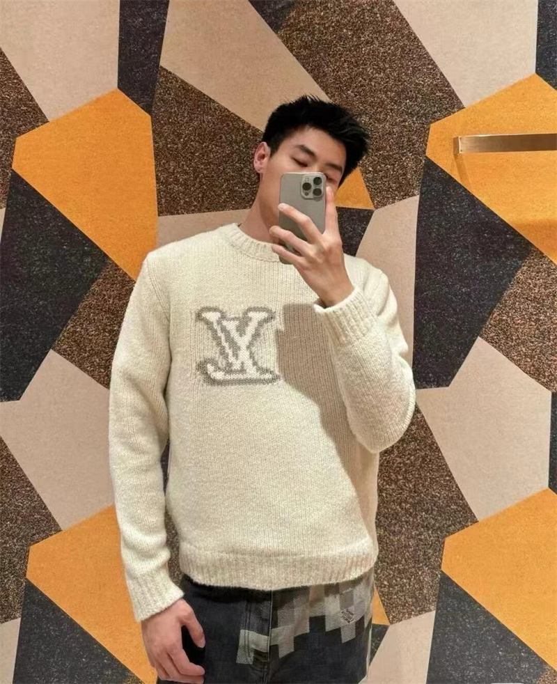 루이비통 LV 인따르시아 크루넥 니트 스웨터