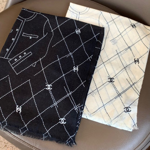 샤넬 모던 디자인 캐주얼 캐시미어 스카프 머플러