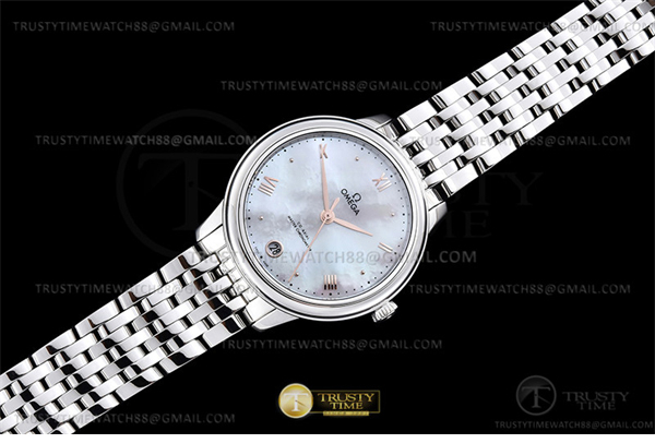 VS공장 오메가 드 빌 스틸 화이트자개다이얼 로즈골드인덱스 브레이슬릿 De Ville Prestige 34mm SS_SS M-Wht_RG VSF A8800