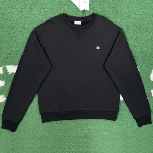 셀린느 트리옹프 롱 슬리브 코튼 저지 티셔츠